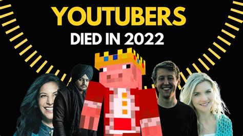 The popular Minecraft <b>YouTuber</b> who goes by the name Technoblade has <b>died</b> at age 23. . Youtuber that died recently 2022
